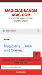 Mobile Screenshot of magiciansandmagic.com